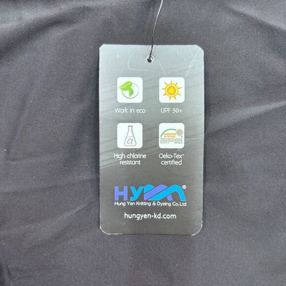 Next Black Rouches One Piece Swimsuit Sz 10 - Picture 10 of 11